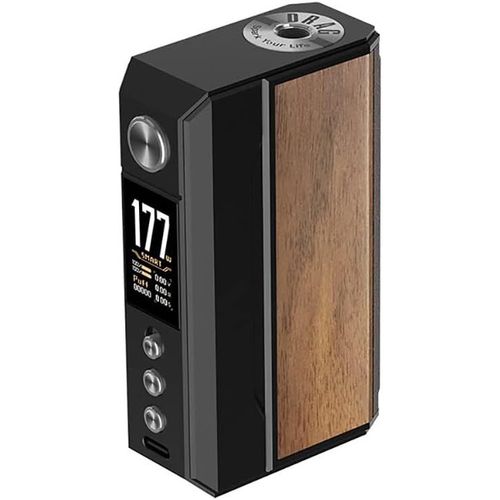 KALANKA-VO-OPO'O Drag 4 Mod (Noir + Noyer) 177 W TC deux Batterie externes 18650 [Batterie non incluse] E-Cigarette Mod Drag 4 Box Fit Atomiseur UFORCE L Original - sans nicotine