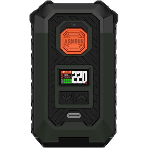 KALANKA-Armour Max Mod | 220w Box Mod Works with Itank 2 Atomizer/Z Sub Ohm Tank/ 510 Thread Atomiseur Vaporisateur e-Cigarette (Mod Only) (Vert)