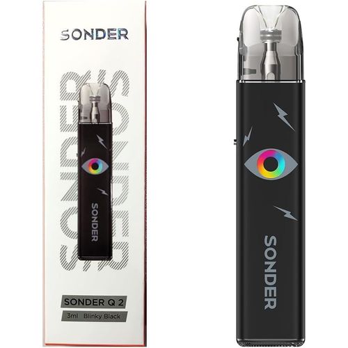 Sonder Q 2 Kit 3ml GeekVape Q Pod Cartouche 0.8ohm (Side Fill) 30W with 1350mAh Batterie Vaporisateur | Sans nicotine