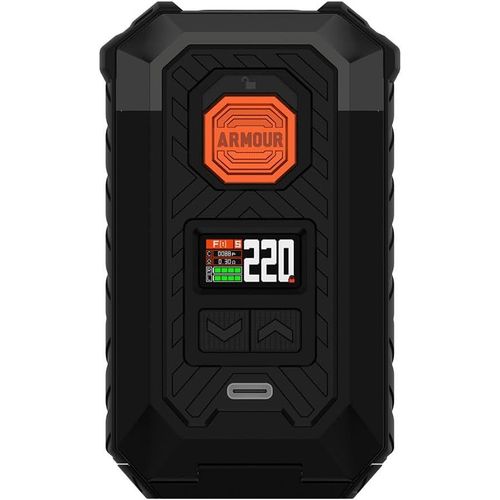KALANKA-Armour Max Mod | 220w Box Mod Works with Itank 2 Atomizer/Z Sub Ohm Tank/ 510 Thread Atomiseur Vaporisateur e-Cigarette (Mod Only) (Noir)