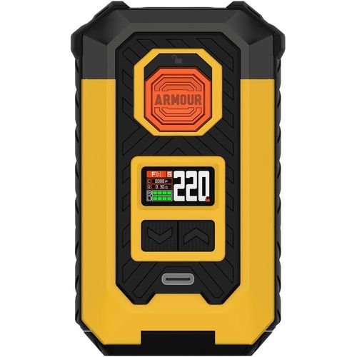 KALANKA-Armour Max Mod | 220w Box Mod Works with Itank 2 Atomizer/Z Sub Ohm Tank/ 510 Thread Atomiseur Vaporisateur e-Cigarette (Mod Only) (Jaune)