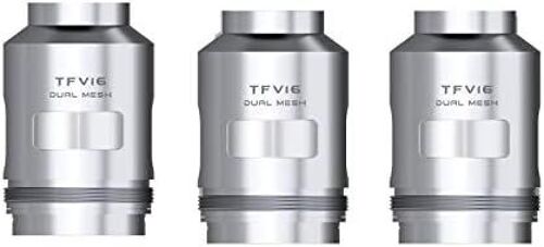 Original SMOK TFV 16 Évaporateur à double serpentin en maille 0.12ohm pour réservoir TFV16 (3 pcs) Sans nicotine