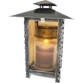 Grande Lanterne Porte-bougie Funéraire En Granit Tribute Funéraires