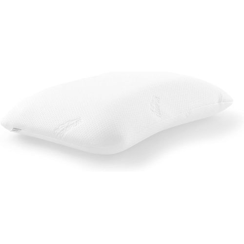 Oreiller Symphony Oreiller De Couchage Ergonomique Pour Les Dormeurs Sur Le Cou Et Sur Le Côté, Mousse À Mémoire De Forme, Blanc, L (43 X 63 X 14 Cm)