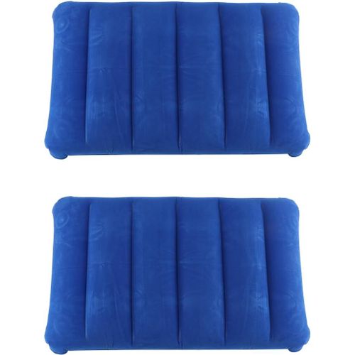 Oreiller De Voyage Gonflable En Deux Parties Pour Camping, Portable Pour Randonnée En Plein Air, Plage, Voiture, Bureau, Design Compact Et Pliable, Gonflage/Dégonflage