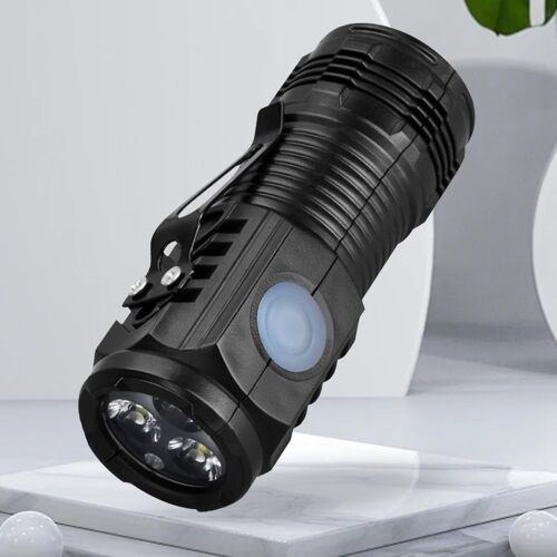 Mini Torche Edc,Mini Lampe De Poche Led Usb C Rechargeable, Lampe De Poche Étanche, 3 Modes D'Éclairage, Lampe À Clip Pour Chapeau, Adaptée Pour La Randonnée, Le Camping, Les Urgences