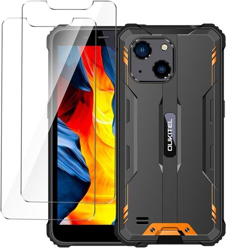 Lot de 2 Films de Protection d'écran en Verre trempé pour Oukitel WP32(5.93"") Dureté 9H,sans Bulles Anti-Rayures,Verre Trempé Protection écran Protecteur Film d'écran en Vitre