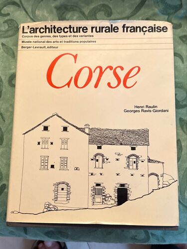 L’Architecture Rurale, Français, Corse, Henri, Raulin Georges Ravis Giorfani