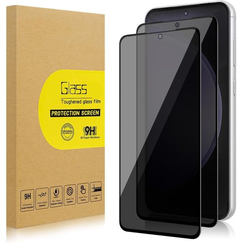 Kalanka-2 Pièces Verre Trempé Anti-Espion Pour Samsung Galaxy S23 Fe Ecran Anti Espion Film En Verre Trempé, Dureté Ultra-Résistante 9h, Sans Bulles