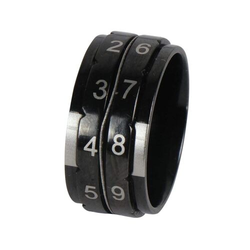 Anneau Bague Compte Rang Knitpro Noir