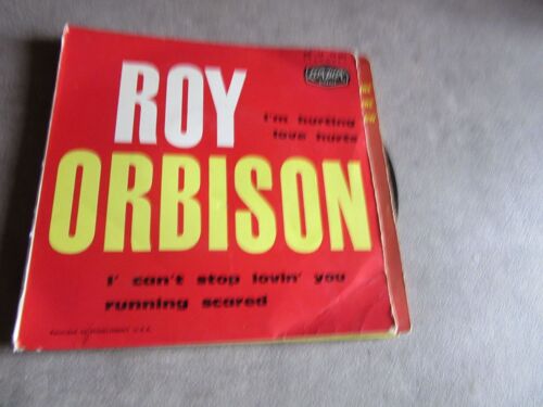 45 Tours Roy Orbison I M Hurting Love Hurts : I Can T Stop Lovin You ; Running Scared Ref London 10082