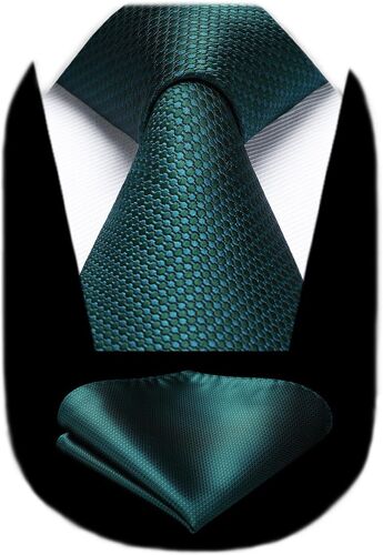 Men's Tie And Clutch Suit Men's Solid Colour Classic Wedding Tie For Ties Business Man Elegant And Formal Party.[B858]