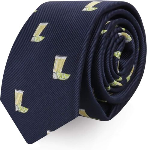 Ties For Food & Drink|Special Ties For Men|Slim Woven Ties|Gift For Work Coworker.[B1279]