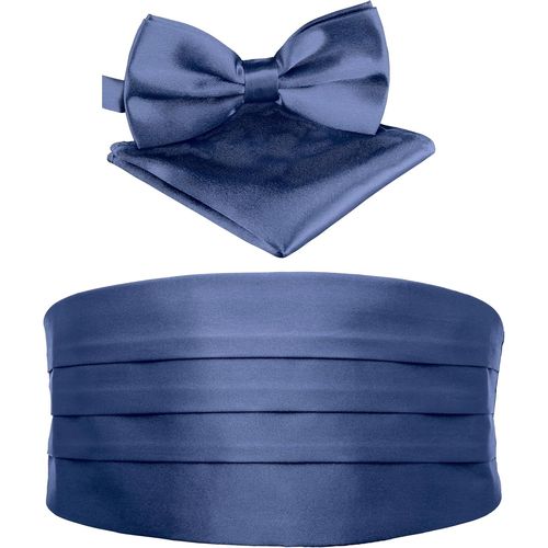 Men's Tuxedo Belt Set Of 3 Pouch With Bow Tie + Pouch.[B1545]