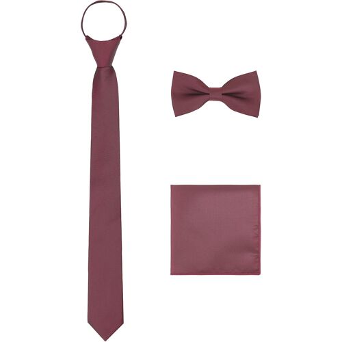 Men's 6cm Narrow Tie Pre-Tied With Zipper Casual Business Length 48cm.[B1014]