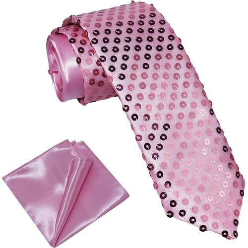 Glitter Ties For Men Women Sequin Outfits Shirt Jacket Accessories Satin Tie Pocket Handkerchief Wedding Festival Club Carnival.[B1237]