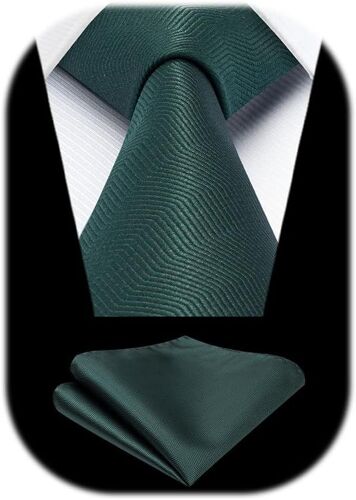 Men's Tie Wedding Tie And Clutch Set Solid Colour Formal Elegant Party Business Ties & Pocket Square.[B260]