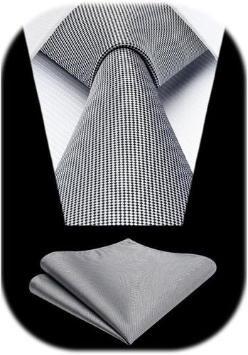 Men's Tie Solid Color Ties And Clutch Wedding Formal Ties Handkerchief Classic Tie Set For Work Party.[B796]