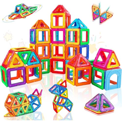 Jeux Enfants 3 4 5 6 7 8 Ans Fille Garçon,Construction Magnetique Enfant L'Apprentissage Jeux Éducatifs Aimant Jouet Pour Enfants 3 4 5 6 7 Ans Cadeaux Anniversaire De Noël