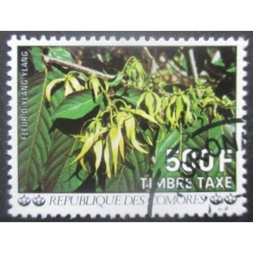 Comores Taxe N°17 Fleurs Oblitéré