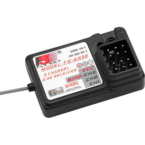 Flysky Fs-Gr3E 3Ch Rc Récepteur (2.4 Ghz,Afhds),Pour Fs-Gt2 Gt3 Gt3 Gt3C Gr3C Rc Bateau Transmetteur