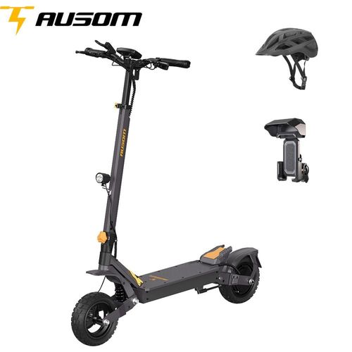 Ausom L1 Trottinette Électrique, Moteur 800w, Batterie 48v 15,6ah, Pneus 10 Pouces, Vitesse Maximale 45km/H, Autonomie 70km, Freins À Disque Avant Et Arrière, Verrouillage Nfc Et Code D'Accès
