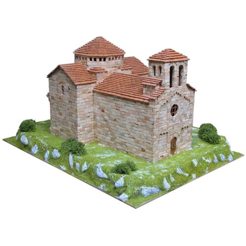 Eglise Sant Jaume De Frontanya (Espagne) - Ech 1/80 - 3800 Pcs - 30 X 40 X 22 Cm - Dif 7,5/10 Aedes