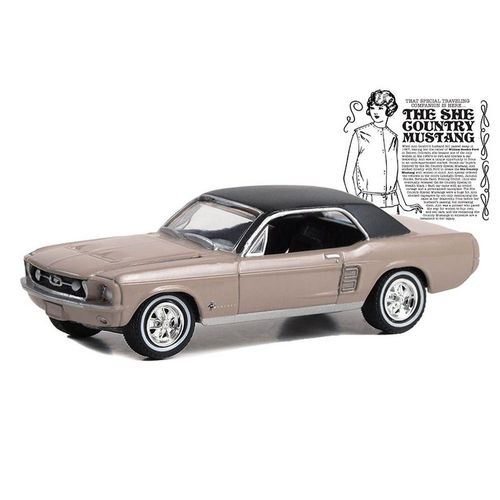 Ford Mustang She Country Special - Bill Goodro Ford Denver Colorado - Autumn smoke 1967 1/64 Greenlight
