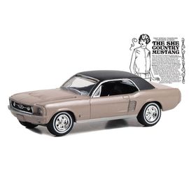 Ford Mustang She Country Special - Bill Goodro Ford Denver Colorado - Autumn smoke 1967 1/64 Greenlight