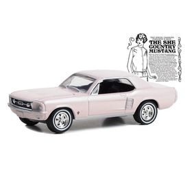 Ford Mustang She Country Special - Bill Goodro Ford Denver Colorado - bermuda sand 1967 1/64 Greenlight