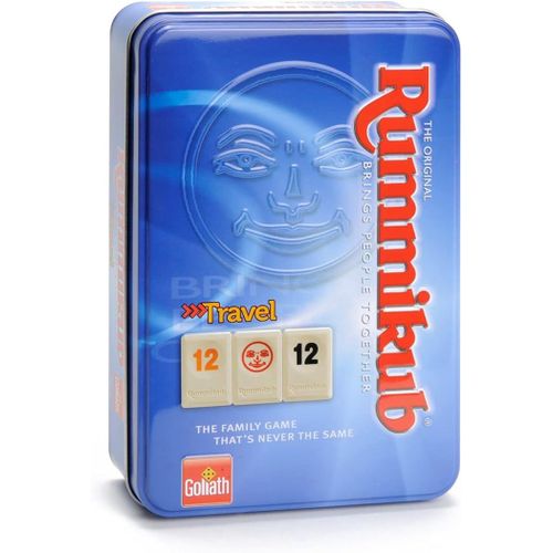 Jeu Rummikub De Voyage Dans Une Boîte Métallique (50105212) 6 Ans À 99 Ans