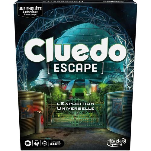 Cluedo Escape : L'exposition Universelle,Jeu De Plateau,Jeu D'enquête Façon Escape Game À Usage Unique-Version Française