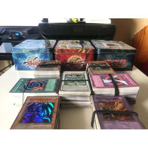 +600 Cartes Yu-Gi-Oh ! Dont 93 Rares - 3 Coffrets Métalliques Yu-Gi-Oh