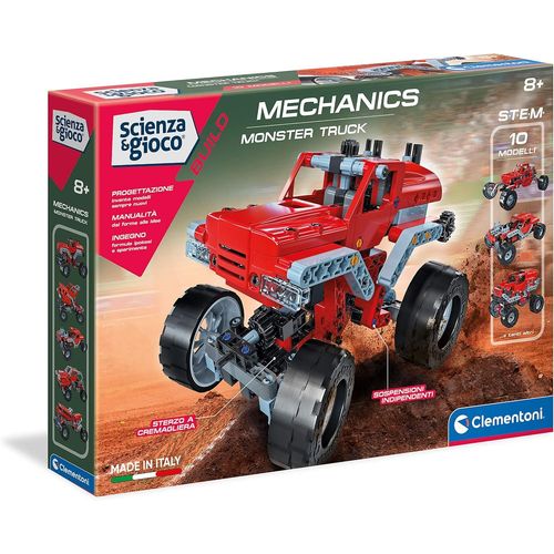 Laboratorio Di Meccanica-Monster Trucks Science Museum Jeu De Constructions,19087,Multicolore,Medio