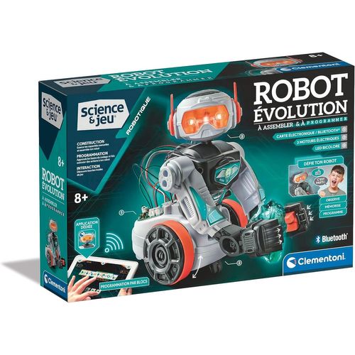 Robot Évolution À Assembler Pour Enfants 8+|Science&Jeu¿Robotique|Jouet Éducatif Programmable|Application Bluetooth|3 Modes De Jeu|Compétences Stem|Idée Cadeau