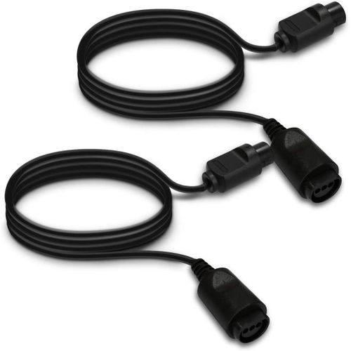 2x Rallonge Manette Compatible Avec Nintendo 64 Controller-Câble 180 Cm Pour Console-Noir