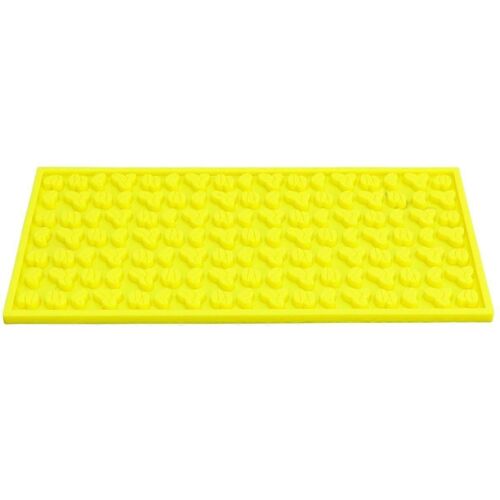 Tapis De Bar Antidérapant En Pvc Jaune 45 X 30 X 0,8 Cm