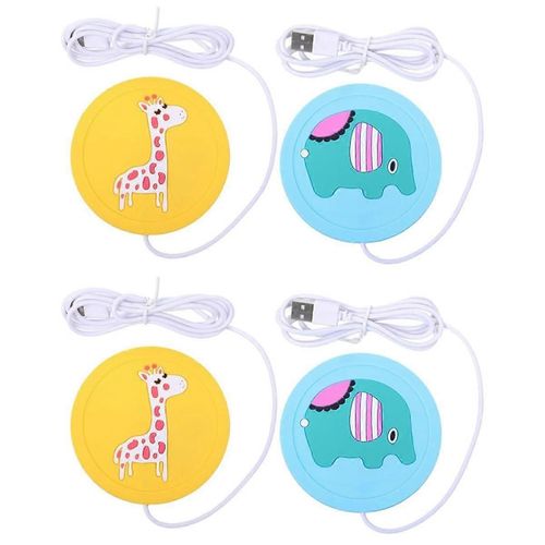 Dessous de verre chauffants en silicone, chauffe-boissons électriques, coussin chauffant, dessous de verre thermostatique, dessous de verre chauffant pour boissons