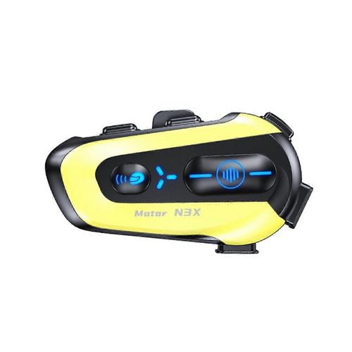 Casque De Moto Bluetooth Intercom 300 M, Réduction Du Bruit, Haut-Parleurs, Microphone Doux/Rigide