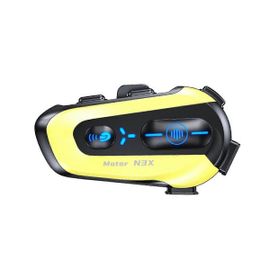Casque De Moto Bluetooth Intercom 300 M, Réduction Du Bruit, Haut-Parleurs, Microphone Doux/Rigide
