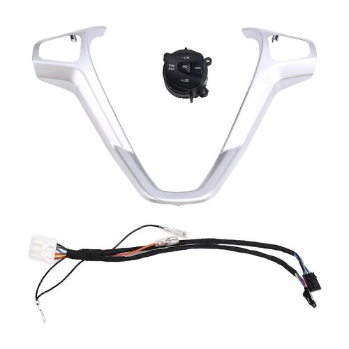 Panneau De Cadre De Voiture Neuf, Housse De Volant Décorative + Boutons De Régulateur De Vitesse Pour Fiesta Mk7 2013