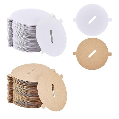 240pcs Candle Dust Covers 2 Colors Paper Candle Pull Tab Lids Candle Decoration, Candle Topper 2.12