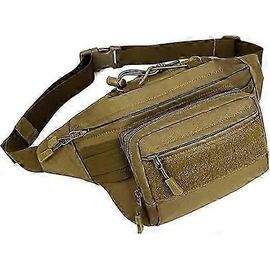 Sac banane Molle pour homme et femme, idéal pour la randonnée, le camping, la course à pied ou le chien.