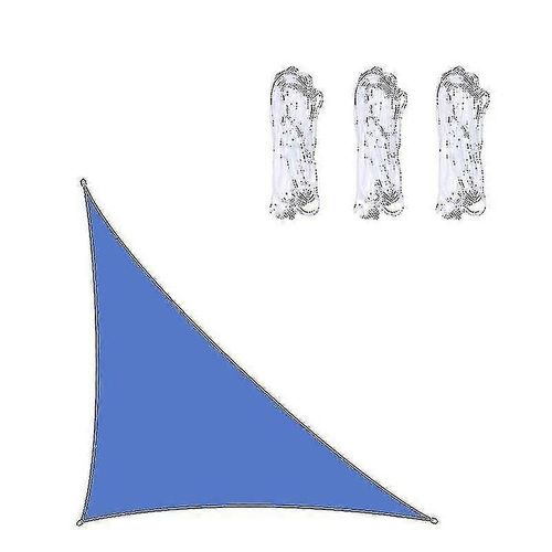 Voile D'ombrage Triangulaire Imperméable 3 X 3 X 4,3 M/4 X 4 X 5,7 M/5 X 5 X 7,1 M Pour Jardin, Terrasse, Extérieur, Piscine, Camping - 3 X 3 X 4,3 M