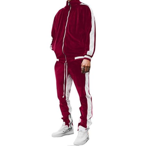 Ensemble De Survêtement 2 Pièces Pour Homme, Survêtement Décontracté À Manches Longues - M
