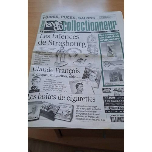 Revue La Vie Du Collectionneur N 215 Du 6 Mars 1998 : Claude François