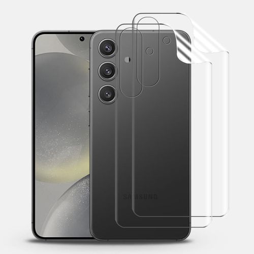 Sjzg-Film Protecteur Arriere Pour Samsung Galaxy S24, 2pcs Film Hydrogel Arrière Hd Flexible En Tpu Transparent, Arrière Anti-Rayures