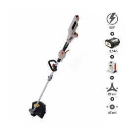 PACK coupe-bordures à batterie 62V DAEWOO puissante batterie et chargeur inclus DALST62BL-16D-2-5Ah