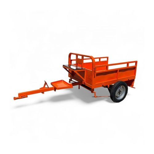 Remorque freinée 450KG de charge pour motoculteur toute marque - DAEWOO DATR145