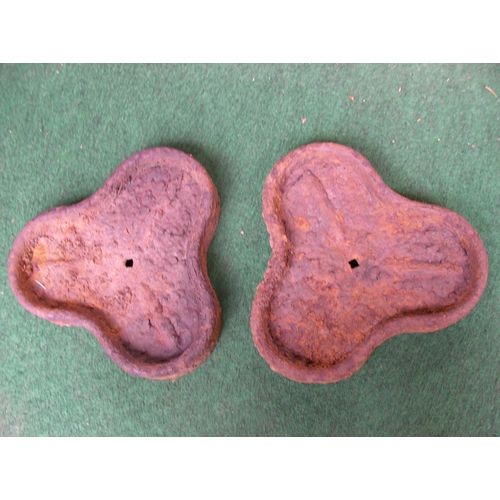 Ww2 Us Lot De 2 Trèfles Américains Militaire 100 % De Terrain De La Région Vexin ( 39-45 )